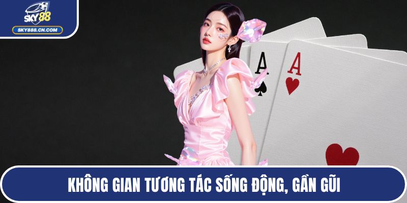 Không gian tương tác sống động, gần gũi