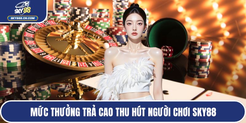 Mức thưởng trả cao thu hút người chơi SKY88