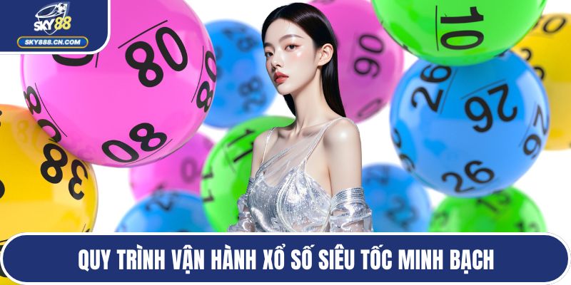 Quy trình vận hành xổ số siêu tốc minh bạch